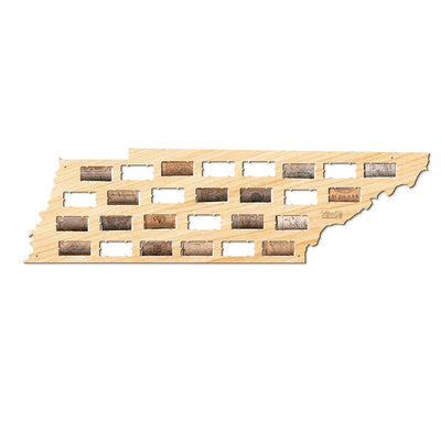 Tennessee Wine Cork Map